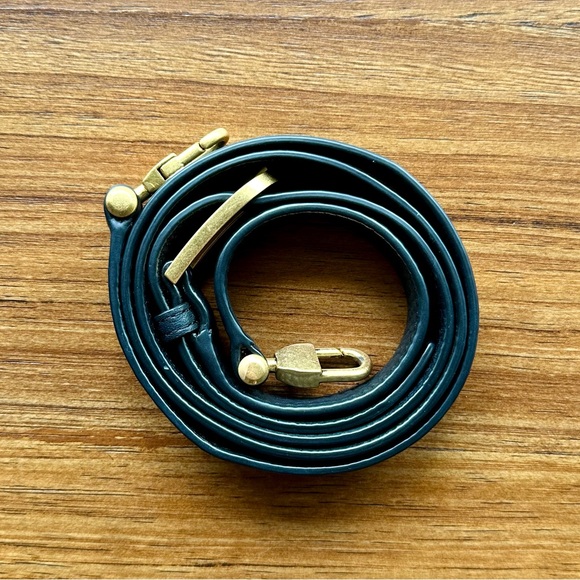 TORY BURCH Half Moon Black Medium Satchel Crossbody Bag - Picture 11 of 16